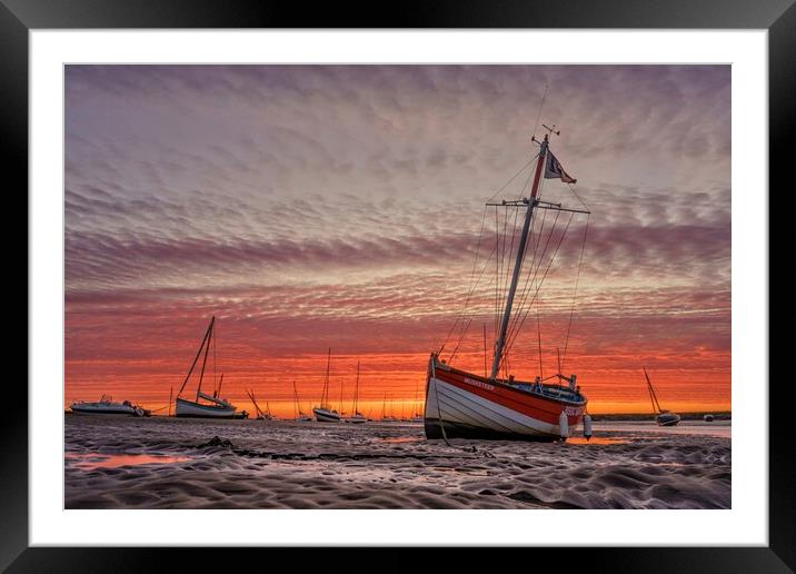 Sunrise over Musketeer Framed Mounted Print by Gary Pearson