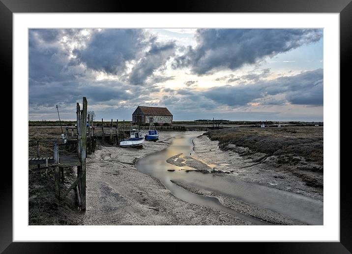 The old coal store, Thornham Framed Mounted Print by Gary Pearson