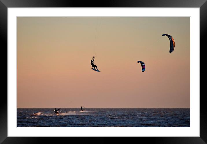Flying high in Hunstanton Framed Mounted Print by Gary Pearson