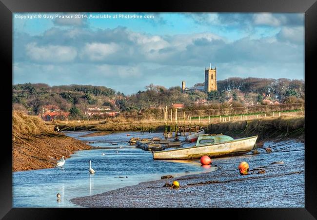 The view towards Blakeney Framed Print by Gary Pearson