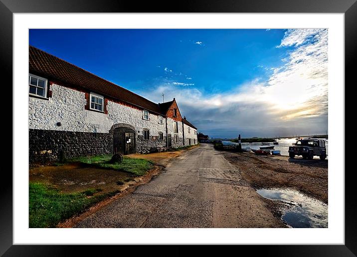 Burnham Overy Staithe Norfolk Framed Mounted Print by Gary Pearson