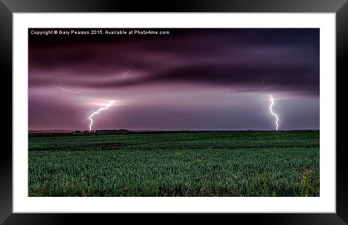Thunderbolt and Lightning..........  Framed Mounted Print by Gary Pearson