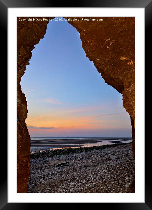  Sunset at Hunstanton Framed Mounted Print by Gary Pearson