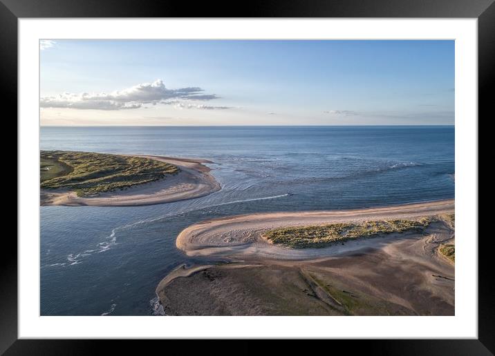 Heading out to sea from Burnham Overy Staithe Framed Mounted Print by Gary Pearson