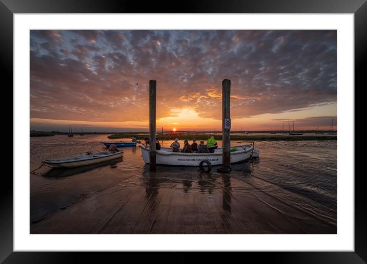 The perfect end to a perfect fishing trip!  Framed Mounted Print by Gary Pearson