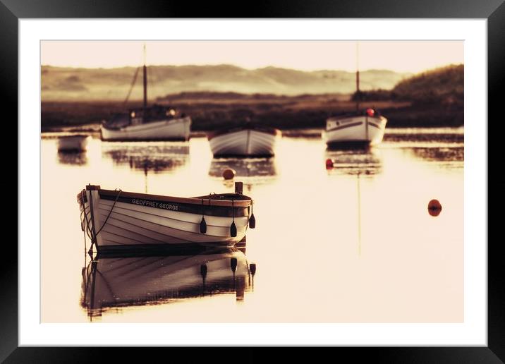 Early morning at Burnham Overy Staithe  Framed Mounted Print by Gary Pearson