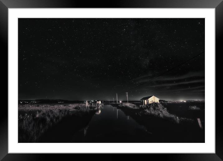 Brancaster under the stars Framed Mounted Print by Gary Pearson
