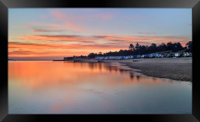 A beautiful start to the day at Wells-next-the-Sea Framed Print by Gary Pearson