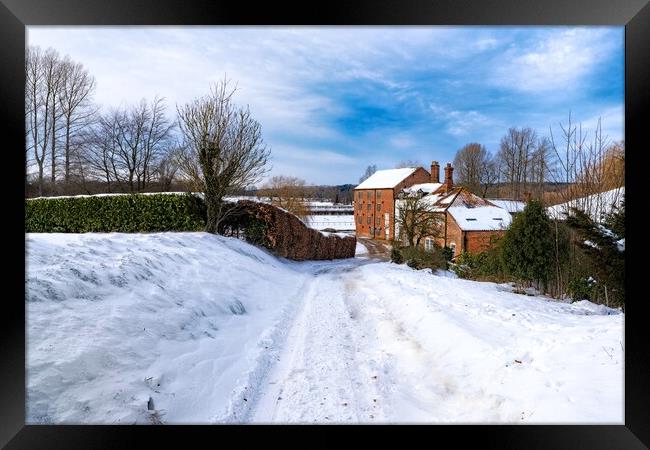 Bintree mill in Norfolk  Framed Print by Gary Pearson