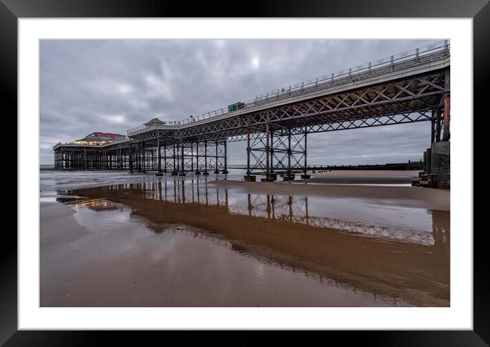 Cromer pier reflections Framed Mounted Print by Gary Pearson