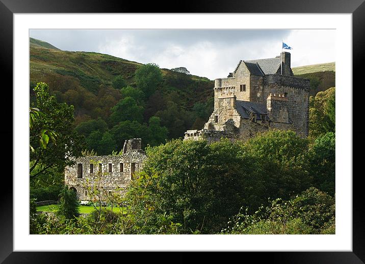 Castle Campbell, Dollar Framed Mounted Print by Fiona Snedden
