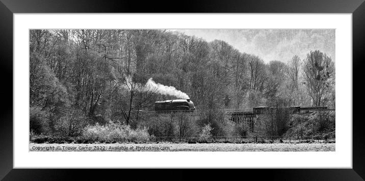 Sir Nigel Gresley - Out of the Woods Framed Mounted Print by Trevor Camp