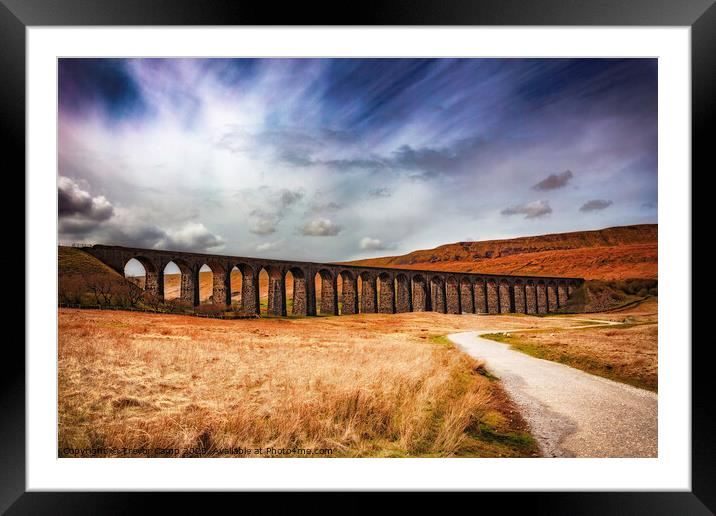 The Iconic Ribblehead Viaduct Framed Mounted Print by Trevor Camp
