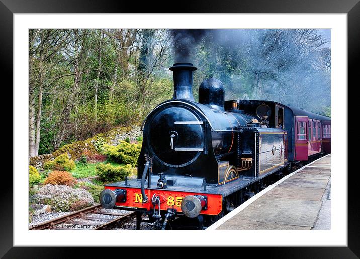 No85 at Oxenhope - 02 Framed Mounted Print by Trevor Camp