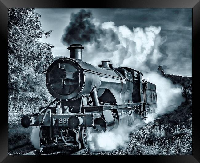 Timeless Journey: GWR 2857 Steam Locomotive Framed Print by Trevor Camp