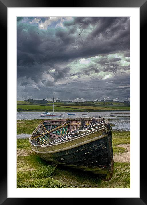 Tempestuous Alnmouth Framed Mounted Print by Trevor Camp