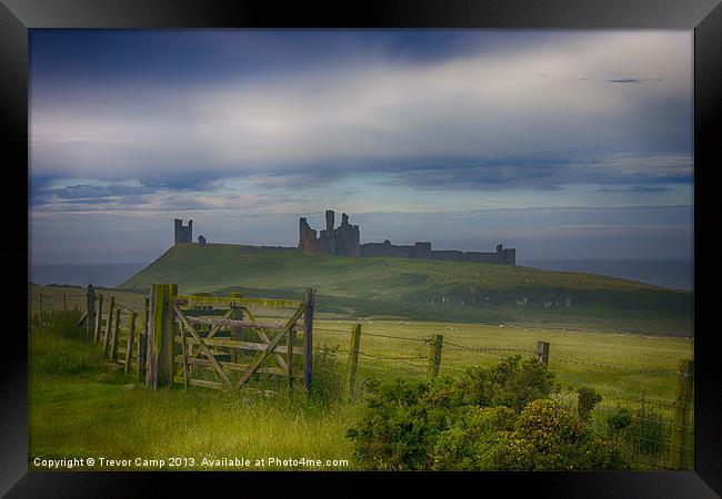 The Enchanting Ruins of Dunstanburgh Castle Framed Print by Trevor Camp