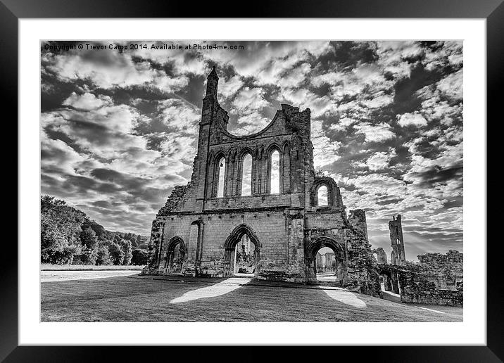 Awe-Inspiring Ruins Framed Mounted Print by Trevor Camp