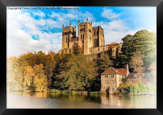 Majestic and Mighty Durham Framed Print by Trevor Camp