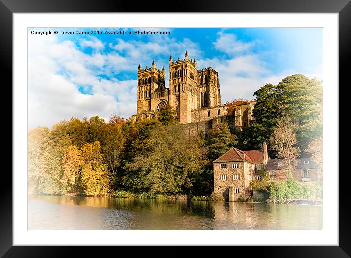 Majestic and Mighty Durham Framed Mounted Print by Trevor Camp