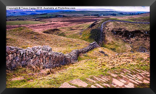 Wall gainst the Scot Framed Print by Trevor Camp