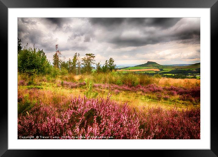 The Enchanting Roseberry Topping Framed Mounted Print by Trevor Camp