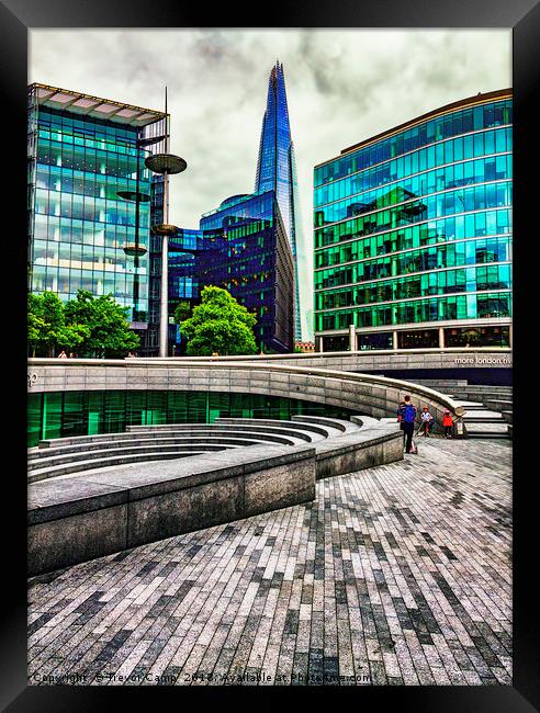 The Shard Framed Print by Trevor Camp