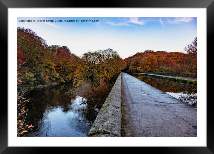 Dowley Gap Aquaduct - 01 Framed Mounted Print by Trevor Camp
