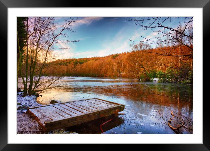 The Jetty Framed Mounted Print by Trevor Camp