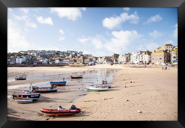 St Ives Cornwall Framed Print by Catherine Joll