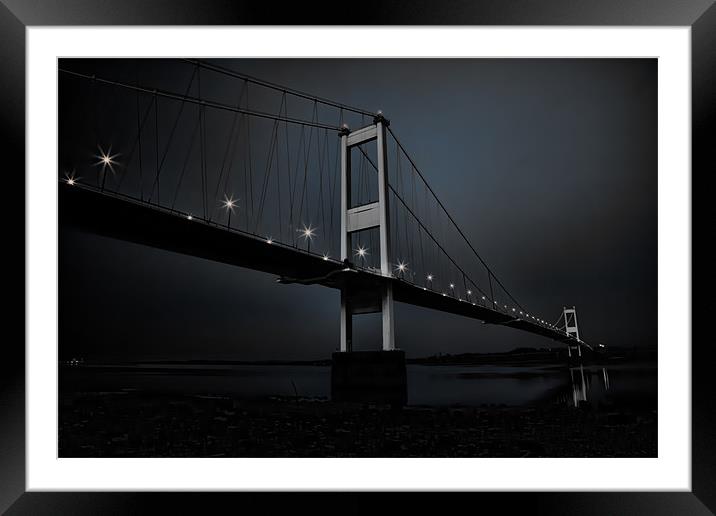 Severn Bridge Framed Mounted Print by Catherine Joll