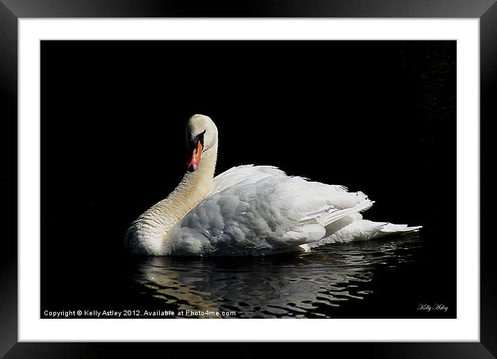 Reflection of Serenity Framed Mounted Print by Kelly Astley
