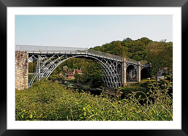 Iron Bridge Framed Mounted Print by Kelly Astley