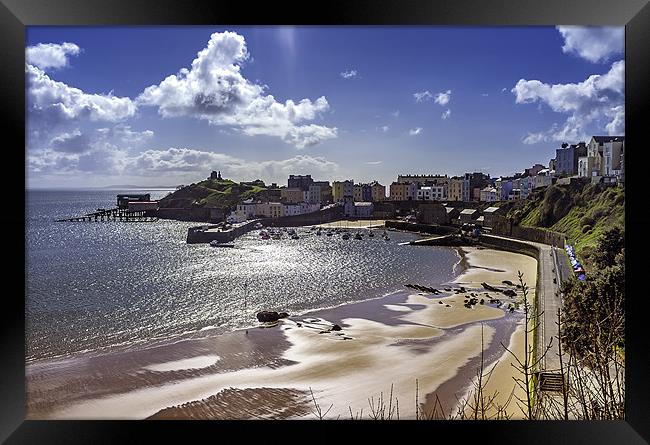 Tenby Harbour Framed Print by Paul Deverson