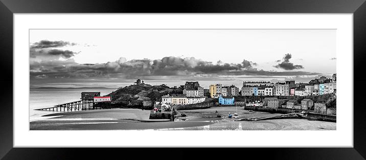 Tenby Harbour Framed Mounted Print by Paul Deverson