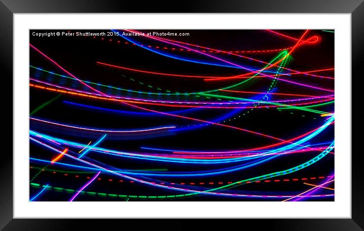  Light Stream Framed Mounted Print by Peter Shuttleworth