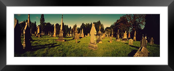 from beyond the grave Framed Mounted Print by christopher knight