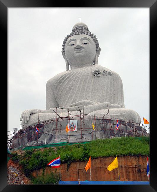 Big Buddha, Phuket Framed Print by David Worthington