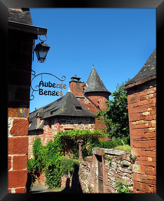 Auberge Benges, France Framed Print by David Worthington