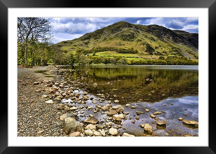 Lake District Framed Mounted Print by Angel wheller