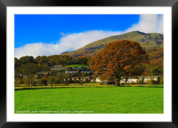 Coniston, Cumbria, UK Framed Mounted Print by Louise Heusinkveld