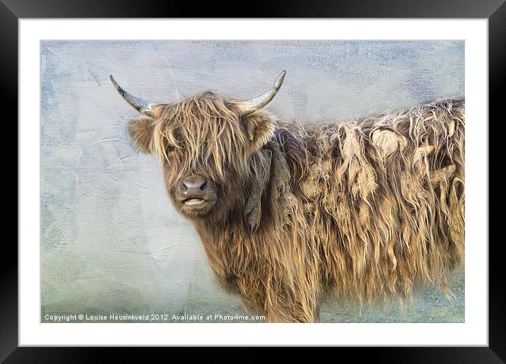 Bad Hair Day Framed Mounted Print by Louise Heusinkveld
