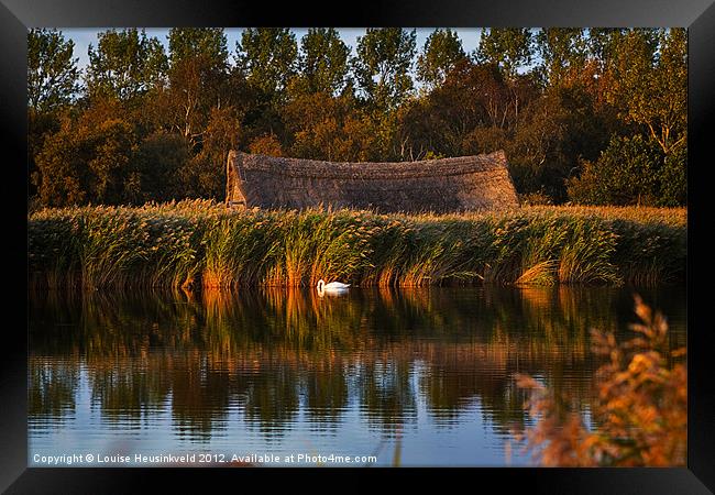 Horsey Mere, Norfolk Broads Framed Print by Louise Heusinkveld