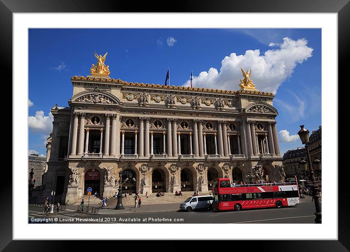 Opera Garnier, Paris Framed Mounted Print by Louise Heusinkveld