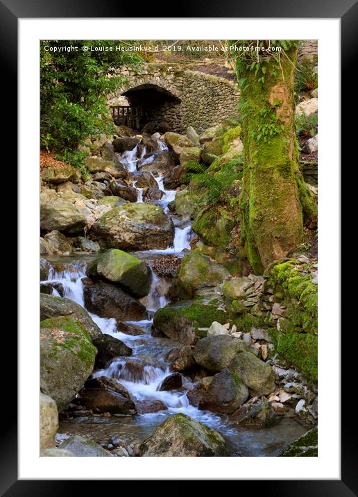 Greenhead Gill, Grasmere, Lake District National P Framed Mounted Print by Louise Heusinkveld