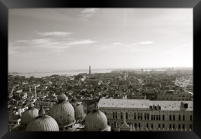 View of Venice Framed Print by barnabas whiting