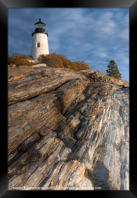 Pemaquid Point Light II Framed Print by Clarence Holmes