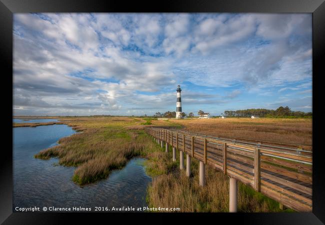 Bodie Island Lighthouse I Framed Print by Clarence Holmes