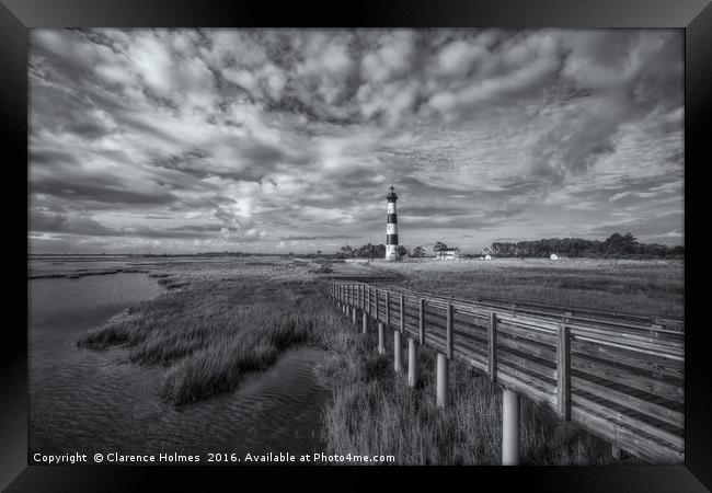 Bodie Island Lighthouse II Framed Print by Clarence Holmes