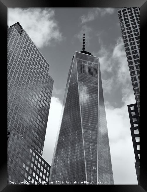 One World Trade Center II Framed Print by Clarence Holmes